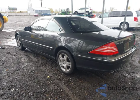 2004 Mercedes-Benz Cl 500 from USA, damaged, VIN WDBPJ75J14A039782